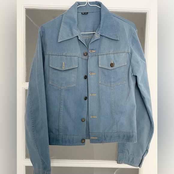 Vintage Denim Fall Jacket Sz Sm Made in Canada - Picture 2 of 7